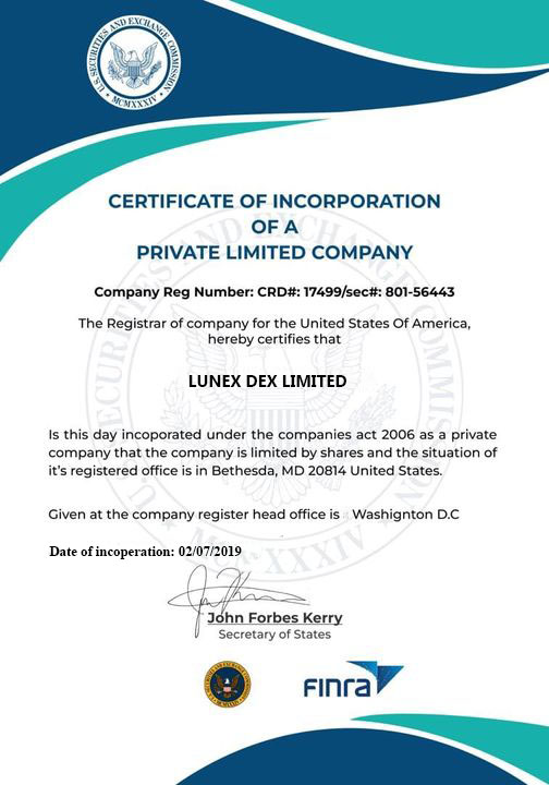 Company Certificate